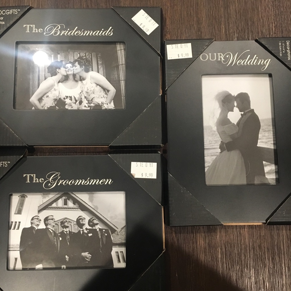 Wedding picture frames